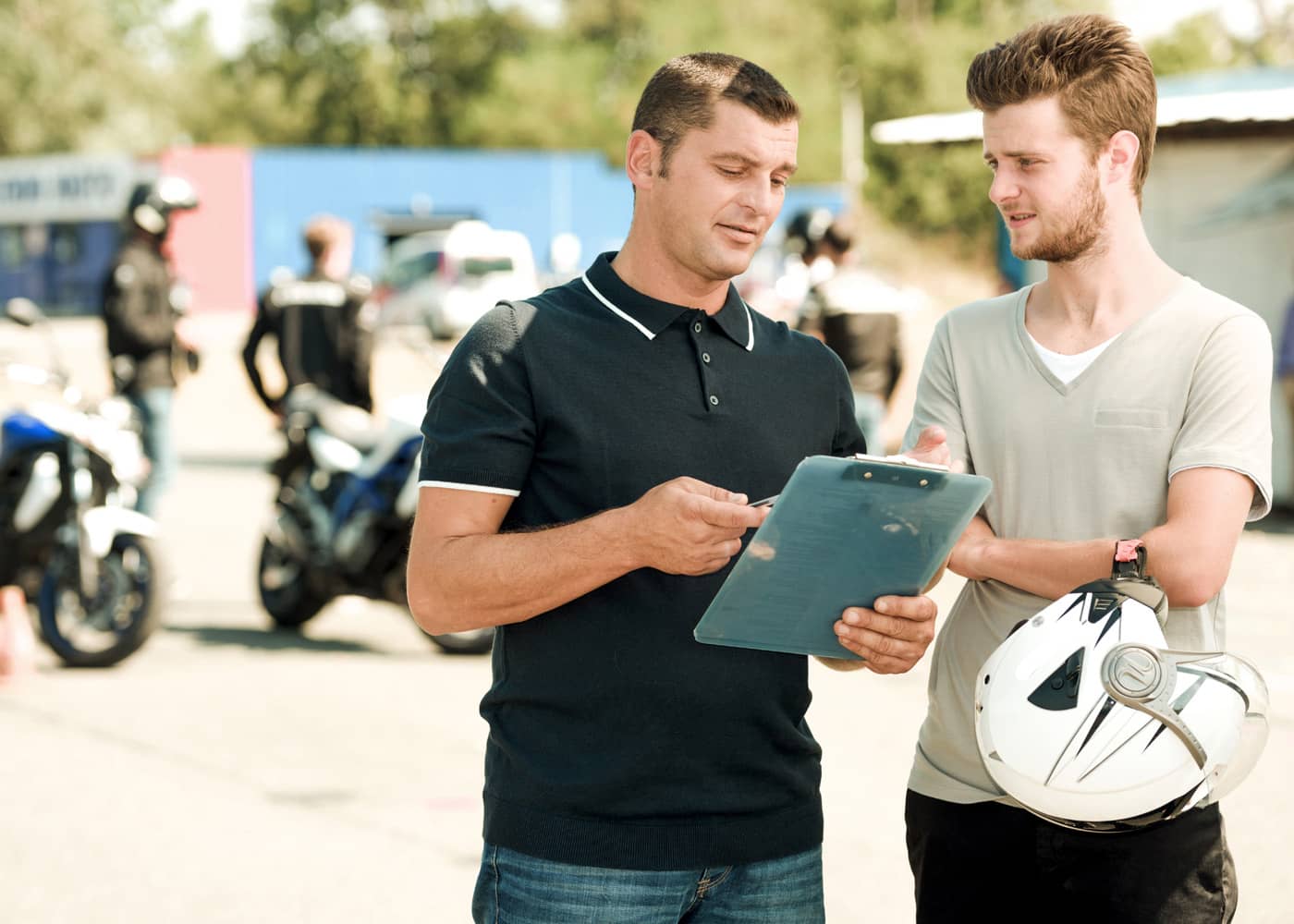 motorcycle licence instructor