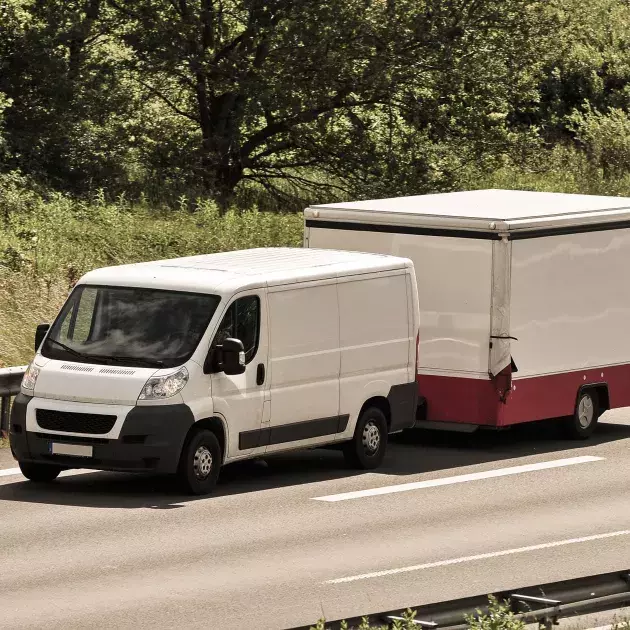 licht bedrijfsvoertuig aanhangwagen autosnelweg